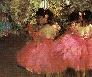 Edgar Degas Dancers in Pink_f oil on canvas